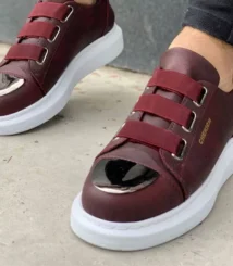 Chekich herrenschuhe Burgund 2